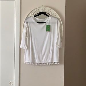 NWT Lilly Pulitzer Mercer top with tassel trim